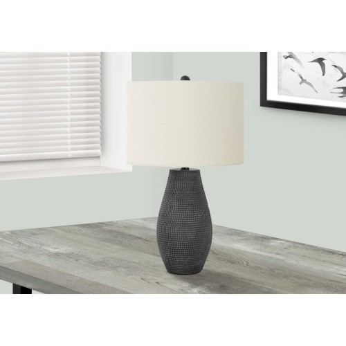 9655 Black ResinTable Lamp 